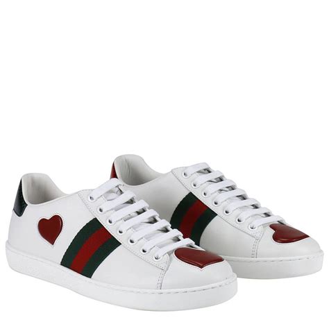 scarpe gucci sneakers donns cuori